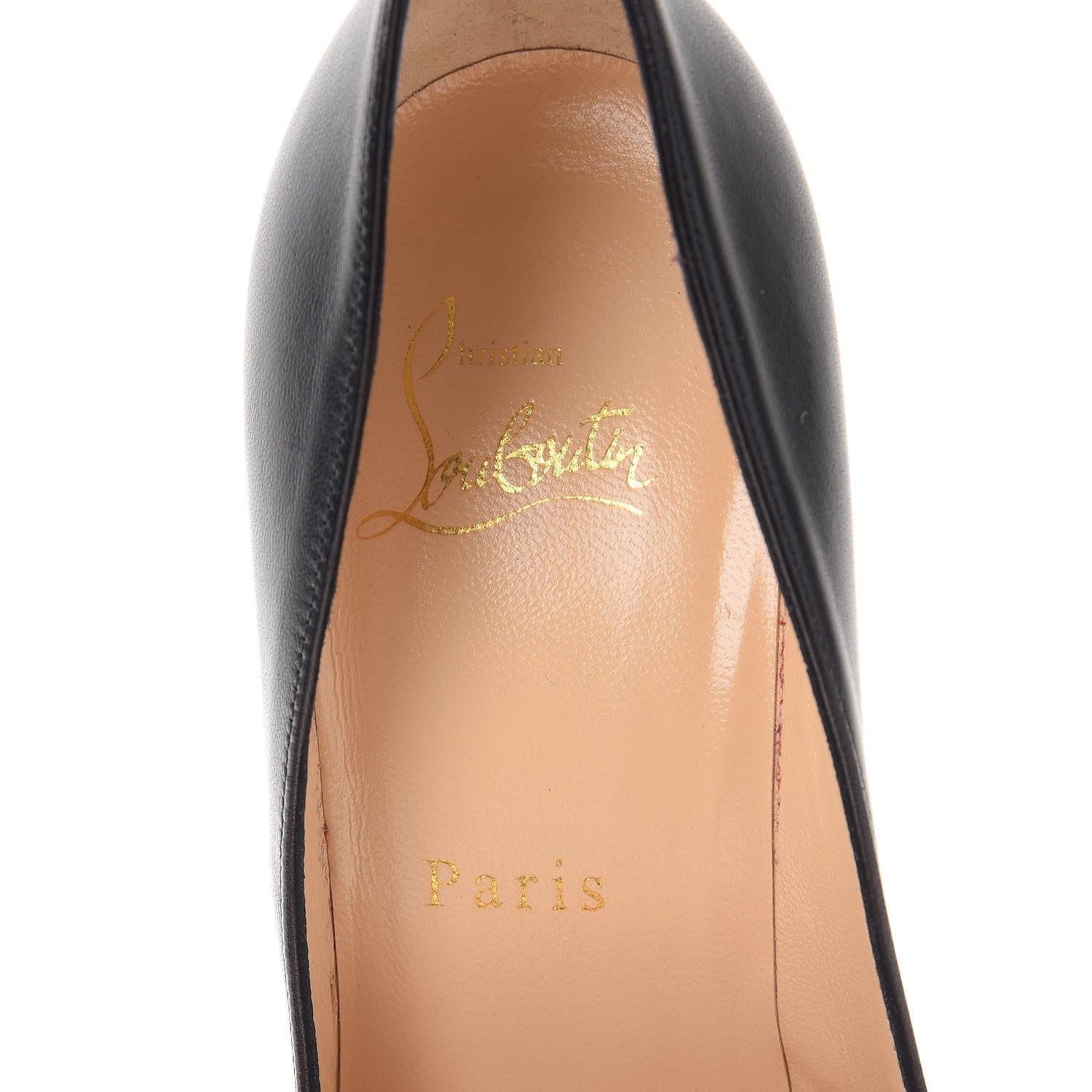 Christian Louboutin Kid Pigalle Follies 100 Pumps 36.5 Black 7 of 9