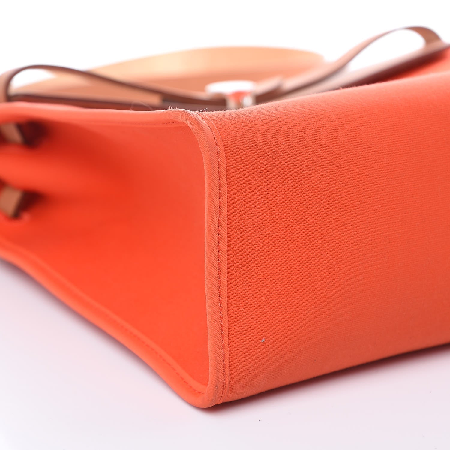 Hermes Vache Hunter Toile Herbag Zip 31 PM Capucine Fauve 7 of 15