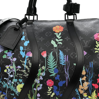 Louis Vuitton Monogram Eclipse Folia Keepall Bandouliere 50 7 of 9