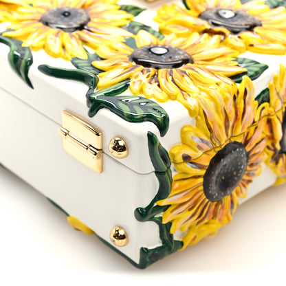Dolce & Gabbana Plexiglass Snakeskin Girasoli Box Bag Bruciato Multicolor 9 of 9