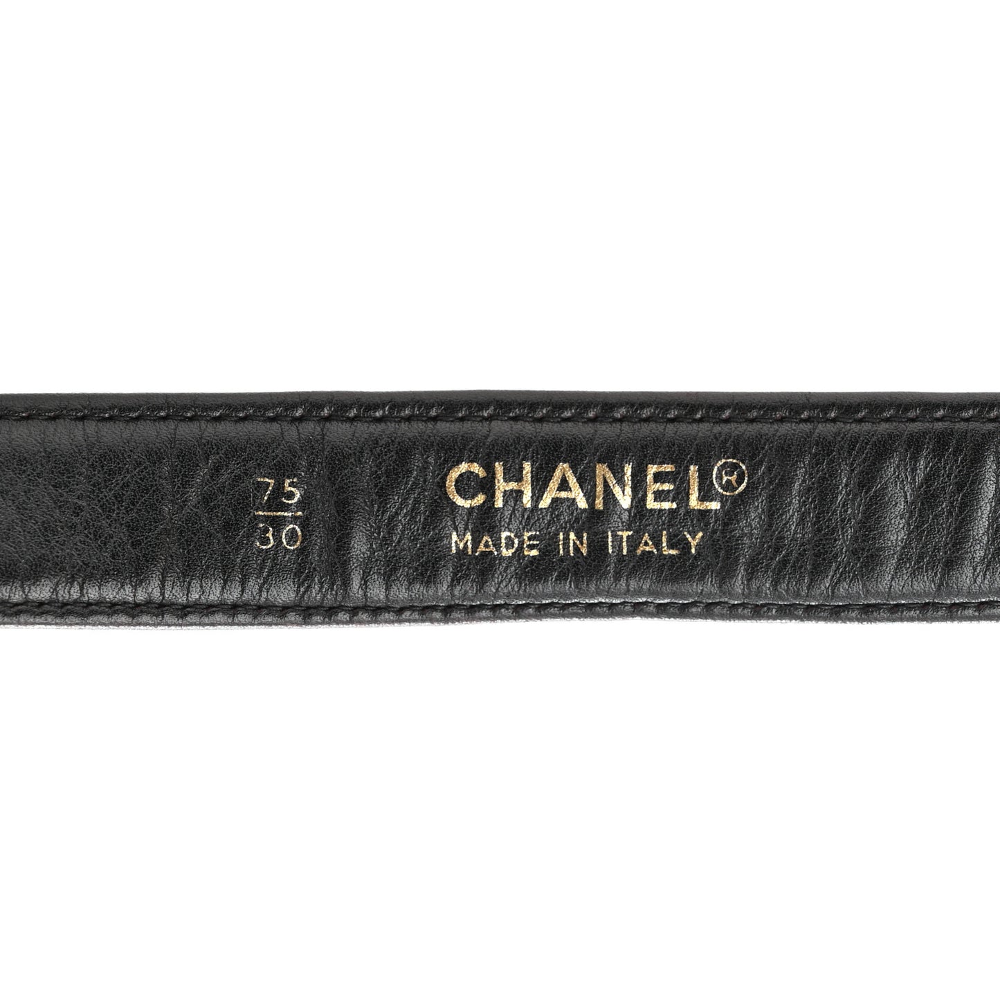 Lambskin CC Waist Belt Bag 75 30 Black