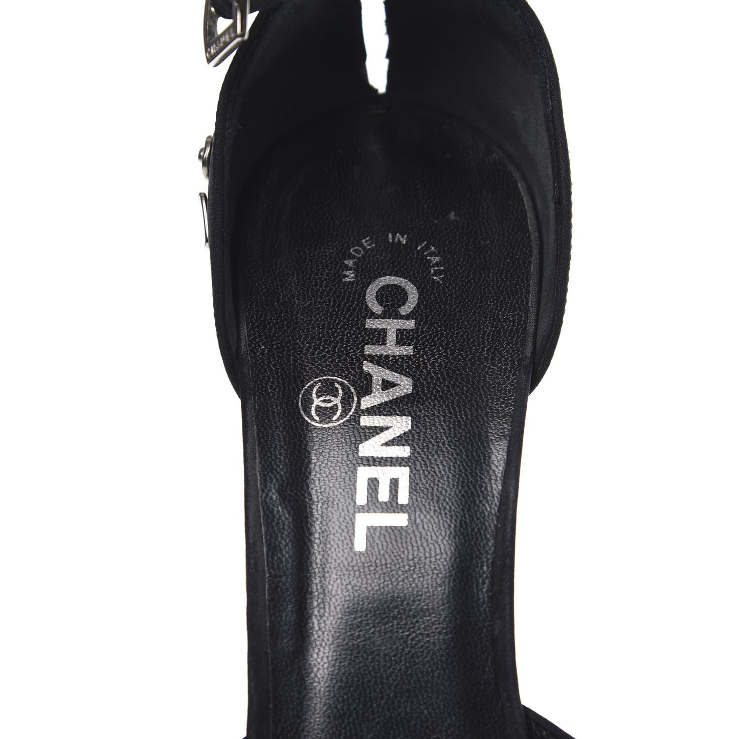 Satin Embellished Pumps 40 Black