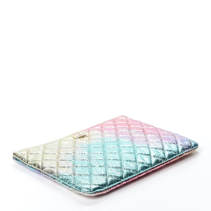 Chanel Metallic Goatskin Quilted Medium 2.55 Reissue Cosmetic Case Multicolor 3 of 9