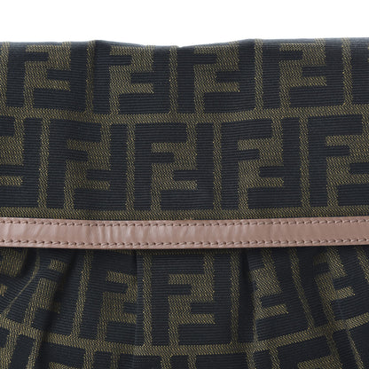 Fendi Zucca Cuoio Lucido Small Chef Shoulder Bag Tobacco Bois de Rose 8 of 8