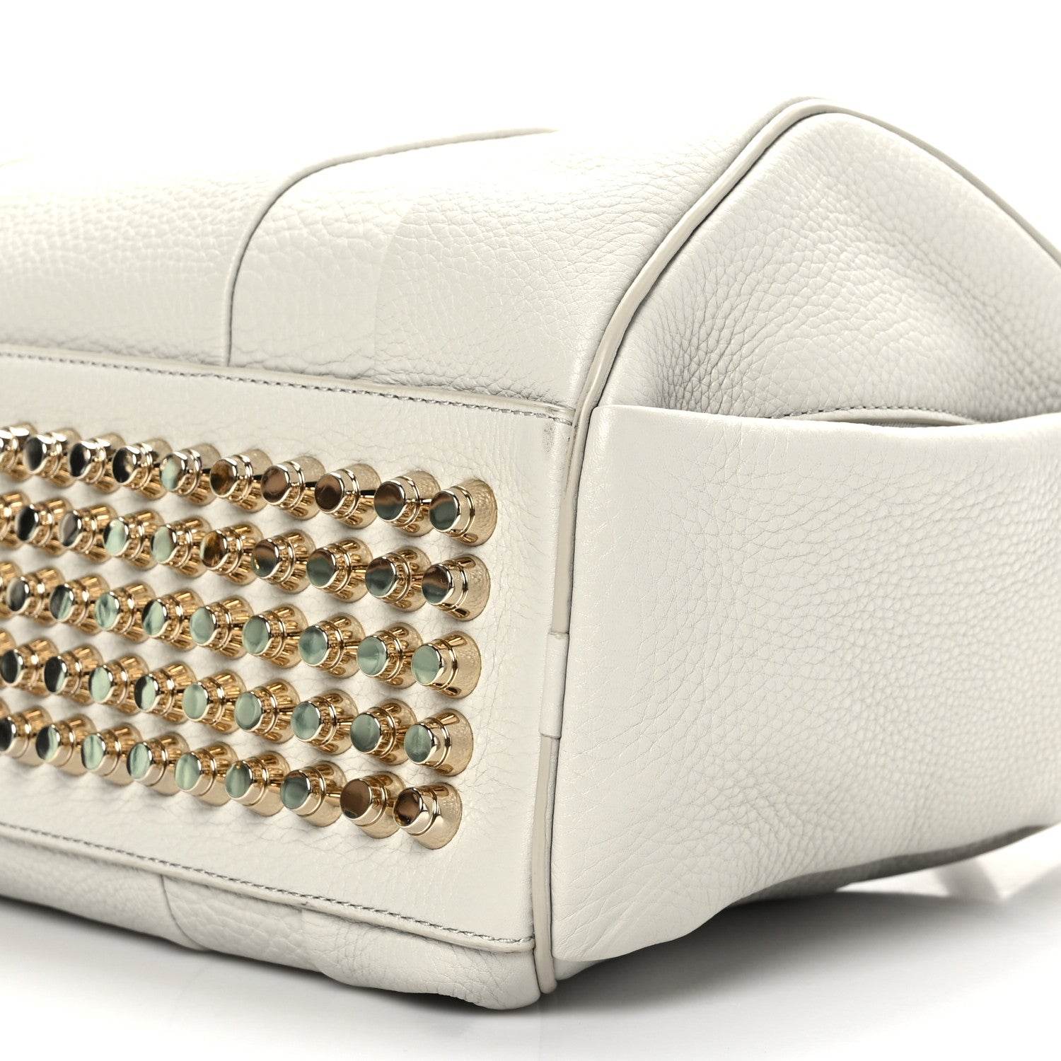Alexander Wang Pebbled Lambskin Rocco Grey Gold Hardware 7 of 7