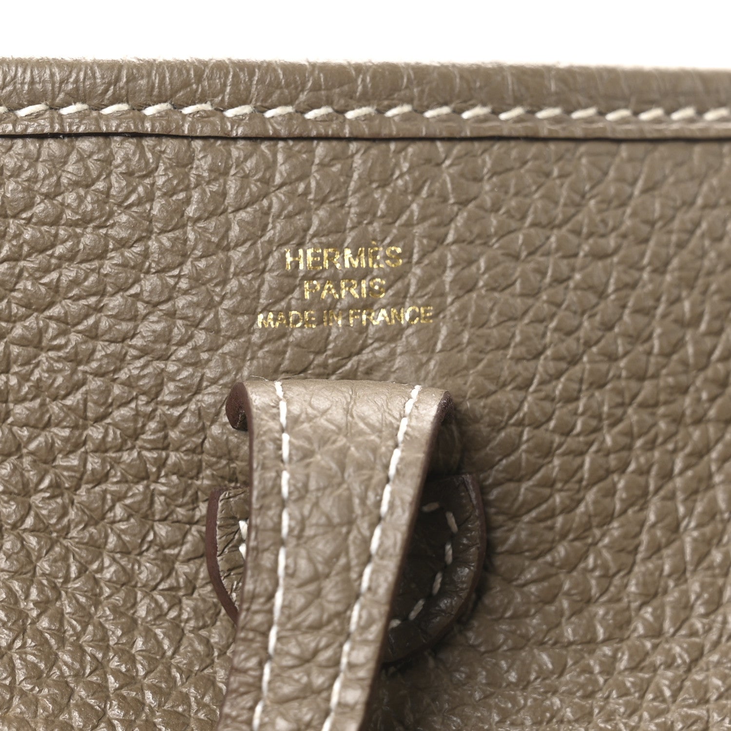 Hermes Taurillon Clemence Amazone Evelyne TPM Etoupe Bleu Indigo 6 of 11