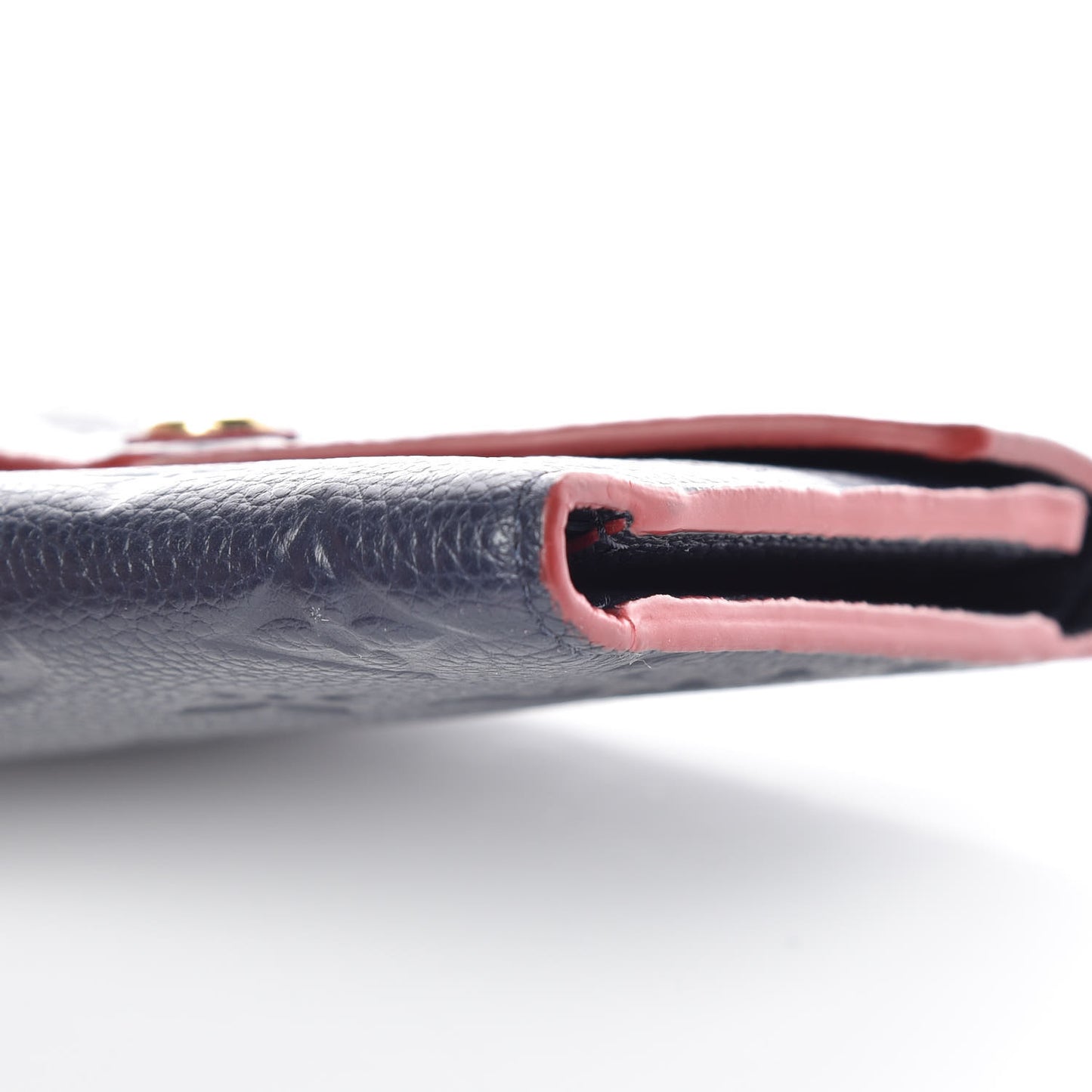 Empreinte Victorine Wallet Marine Rouge