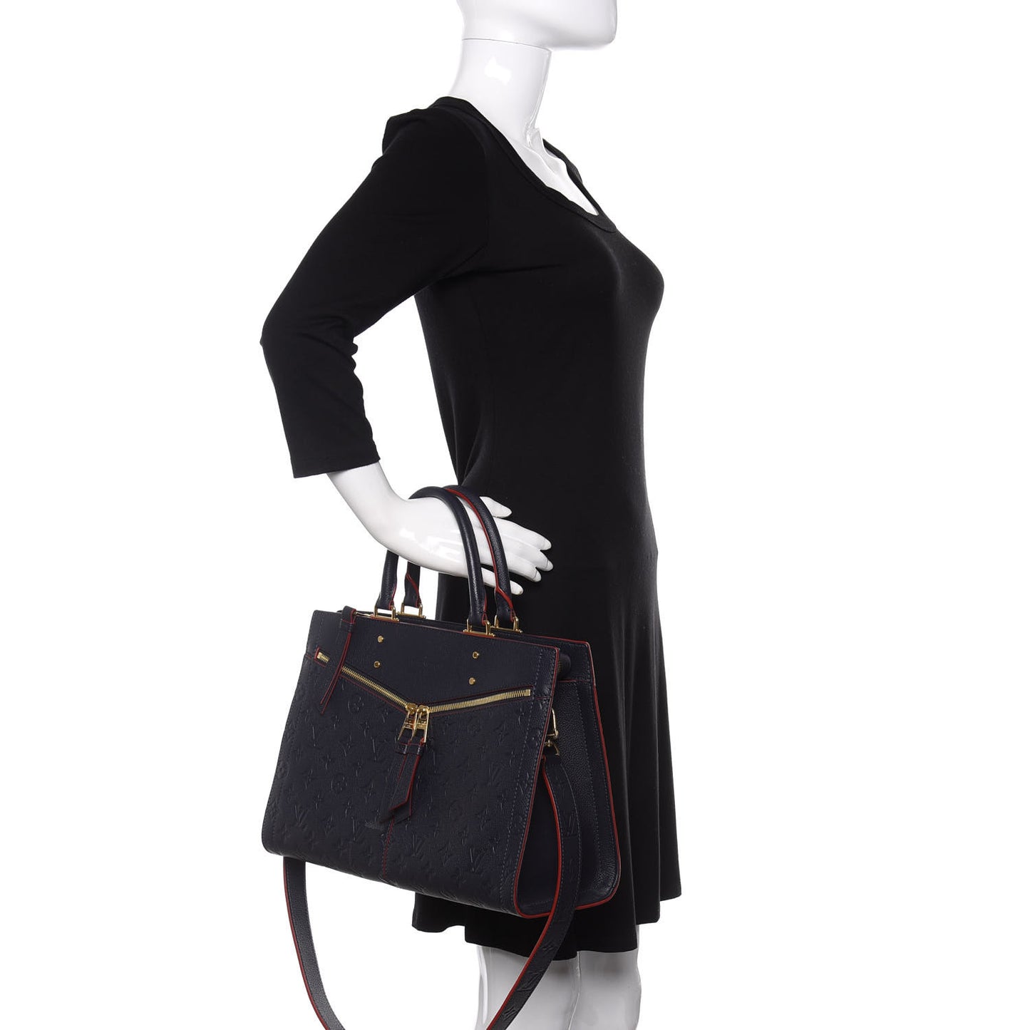 Empreinte Sully MM Marine Rouge