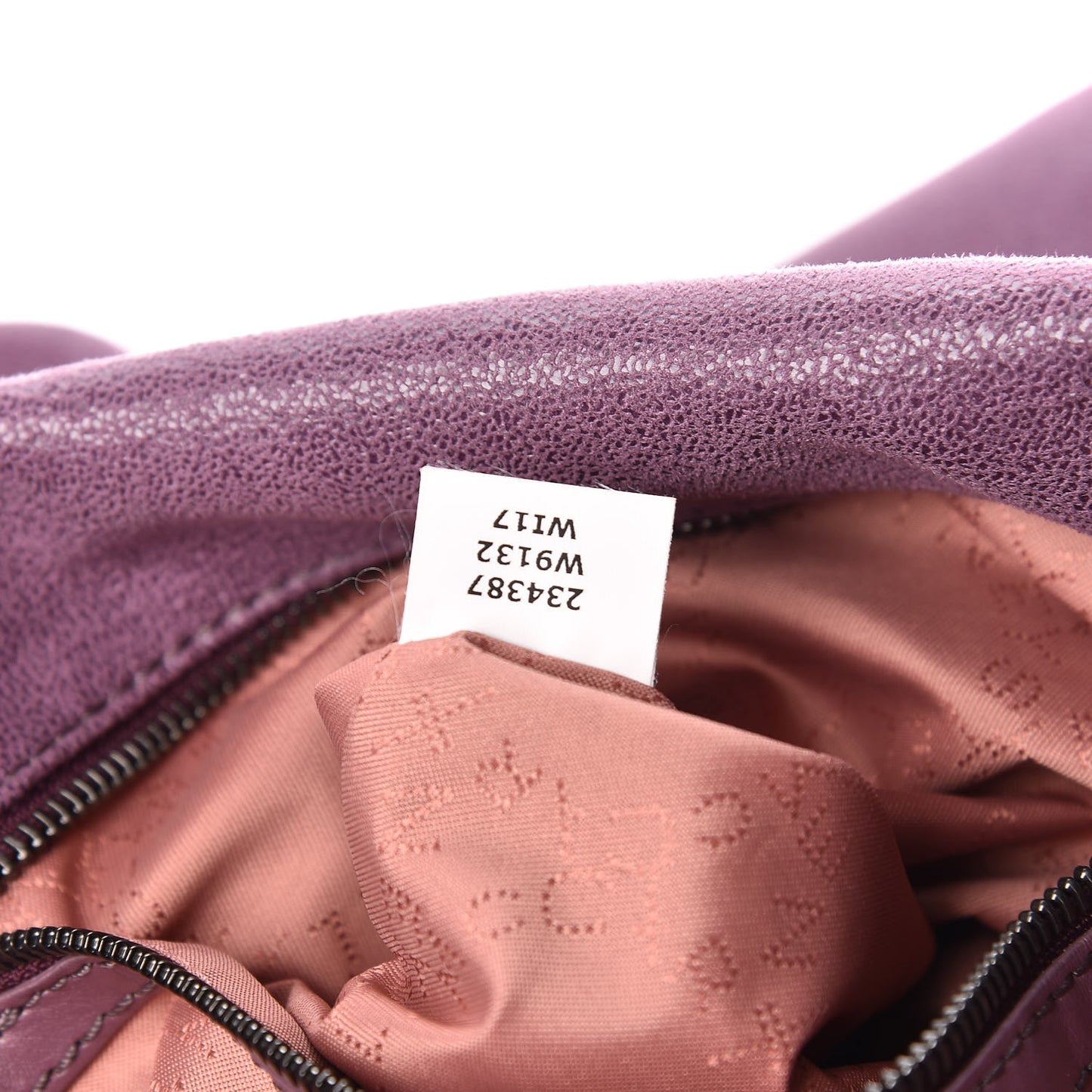 Shaggy Deer Falabella Fold Over Tote Amethyst