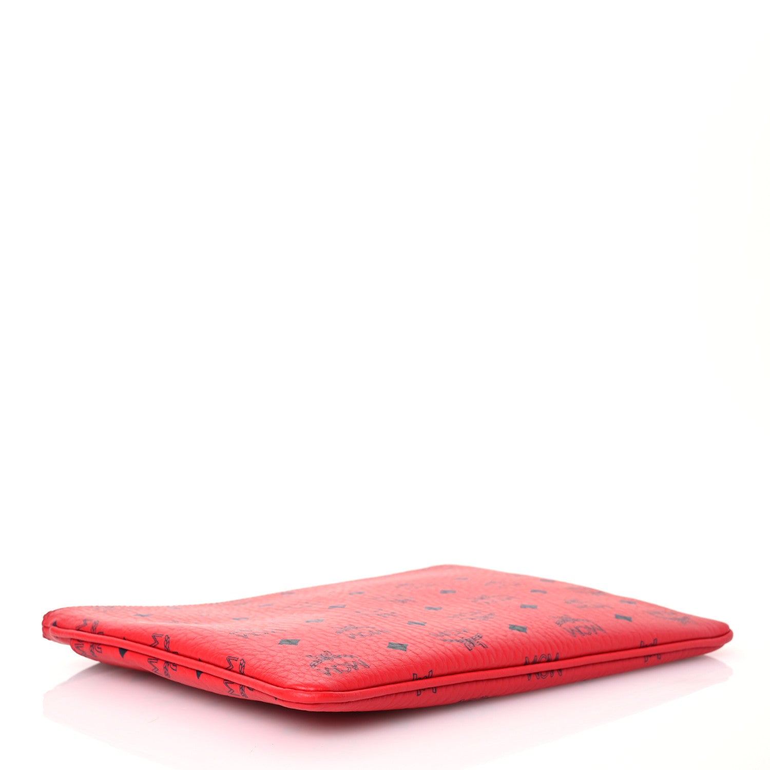MCM Visetos Medium Crossbody Pouch Ruby Red 4 of 13