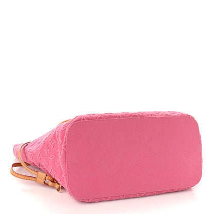 Louis Vuitton Monogram Denim Neverfull MM Rose 4 of 8
