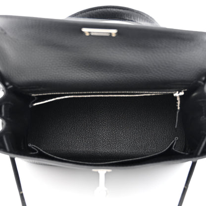 Hermes Togo Kelly Retourne 25 Black 6 of 12