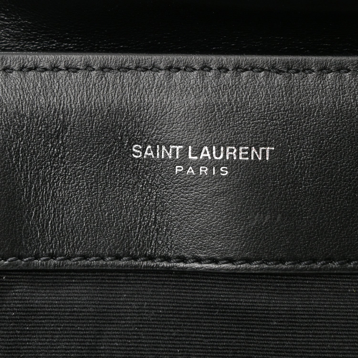 Saint Laurent Calfskin Y Quilted Monogram Medium Loulou Chain Satchel Black 5 of 9