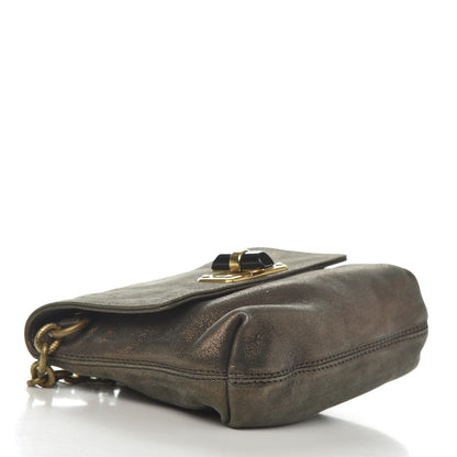 Lanvin Metallic Lambskin Mini Happy Pop Crossbody Bronze 4 of 9