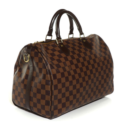 Louis Vuitton Damier Ebene Speedy Bandouliere 35 3 of 8