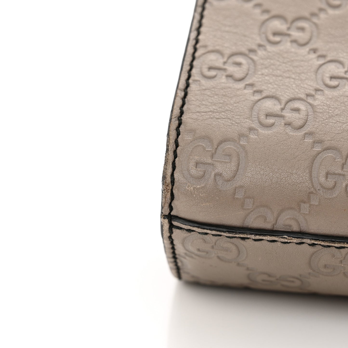 Guccissima Small Emily Chain Shoulder Bag Storm Grey