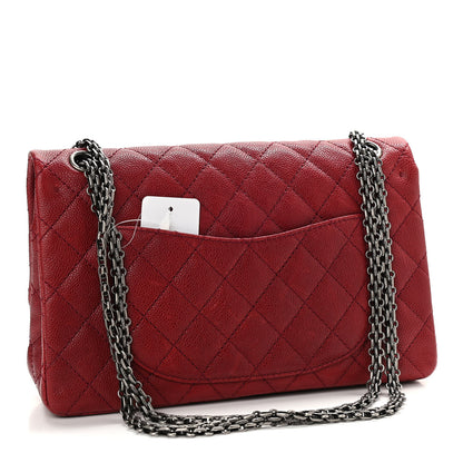Chanel Caviar Quilted 2.55 Reissue 226 Flap Red 3 of 14