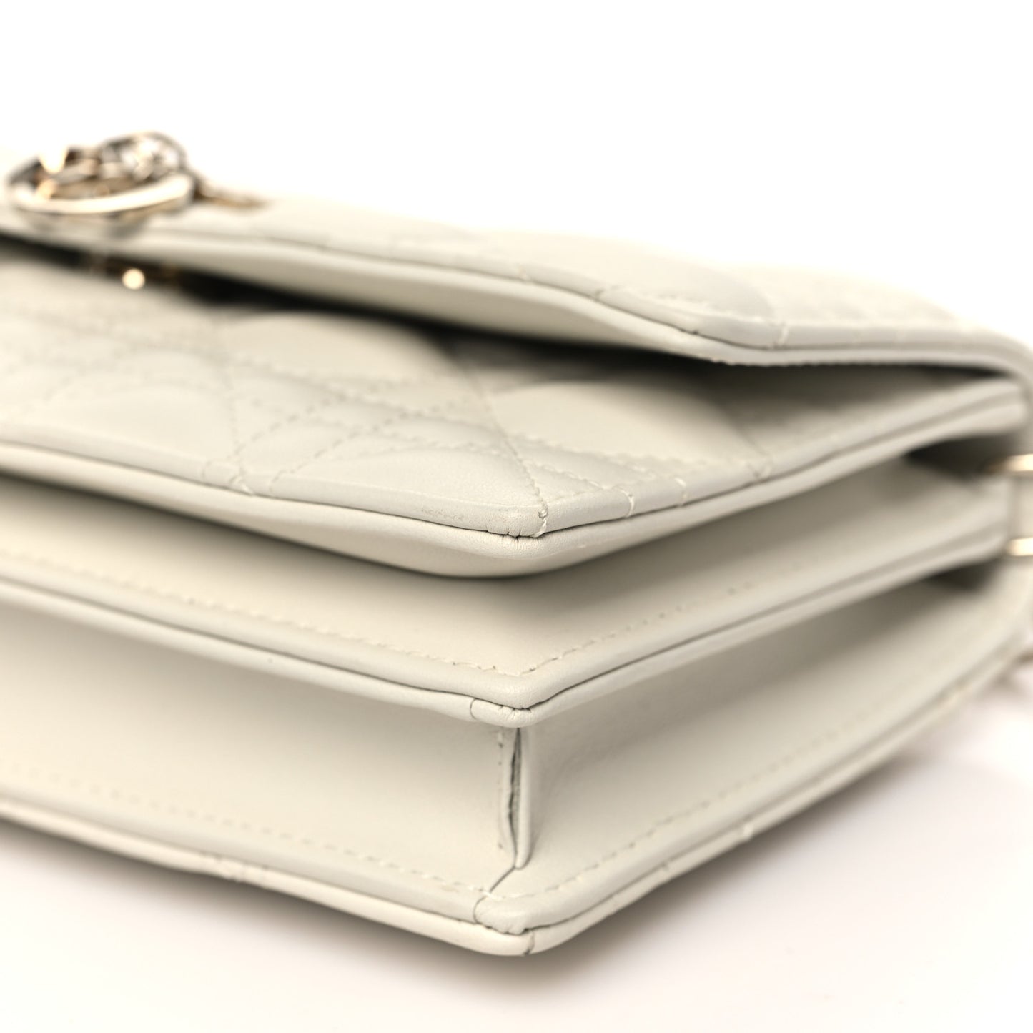 Lambskin Cannage Mini My Dior Bag Latte