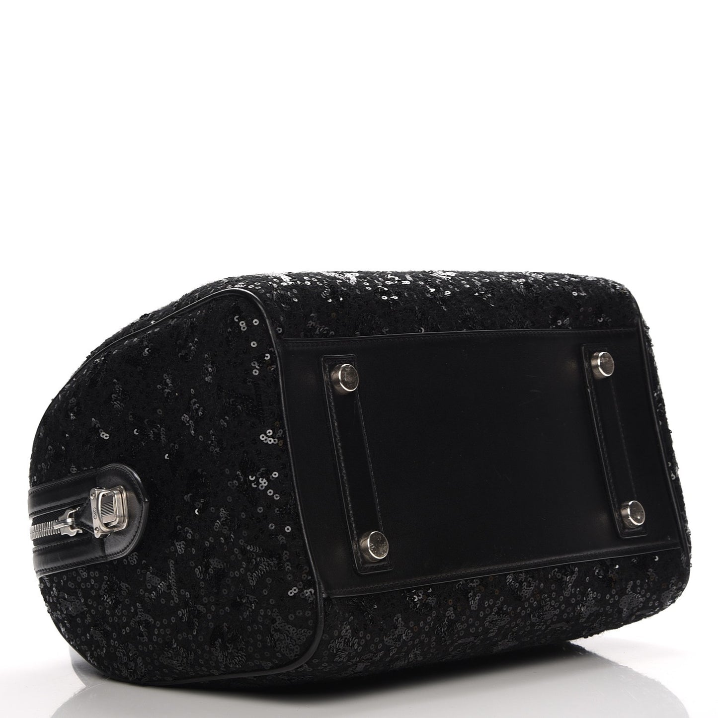 Sequin Monogram Sunshine Express Speedy Black