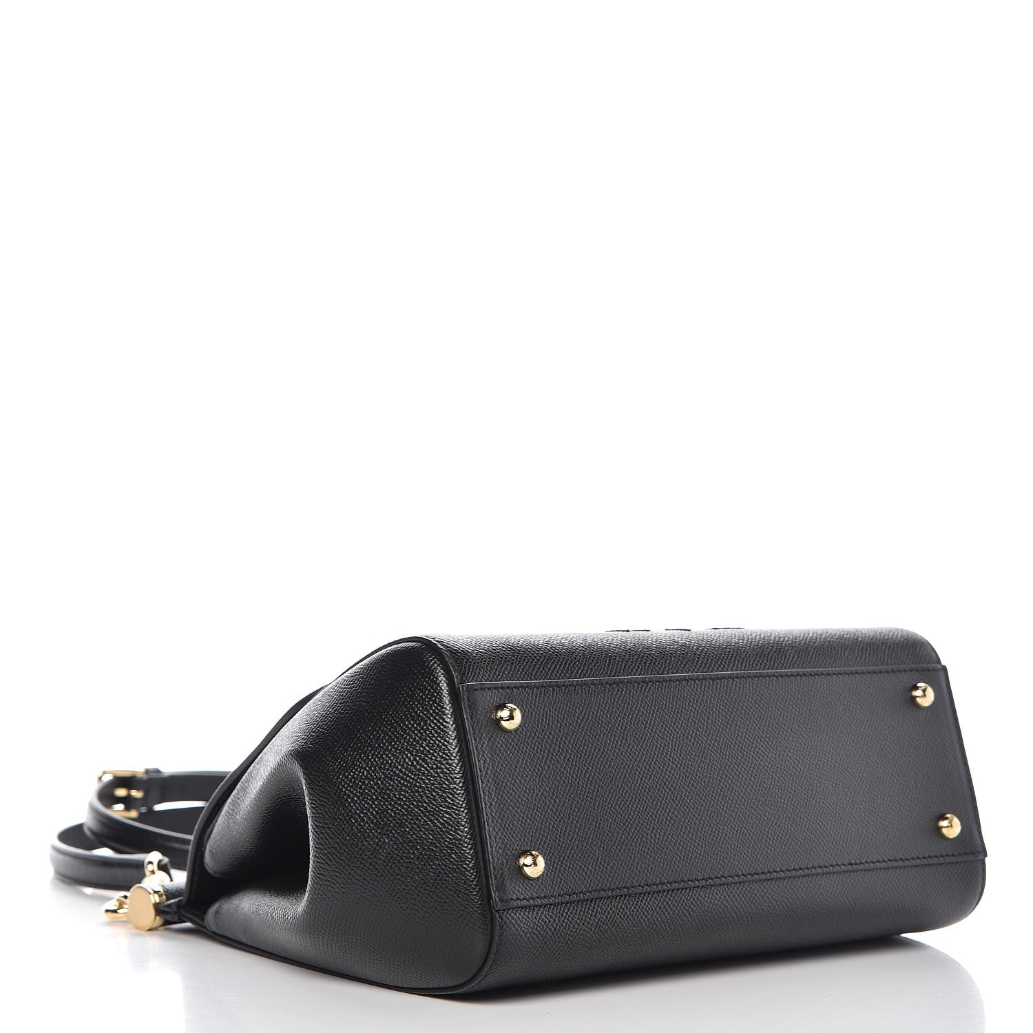 Dolce & Gabbana Dauphine Medium DG Family Patch Miss Sicily Satchel Black 5 of 9