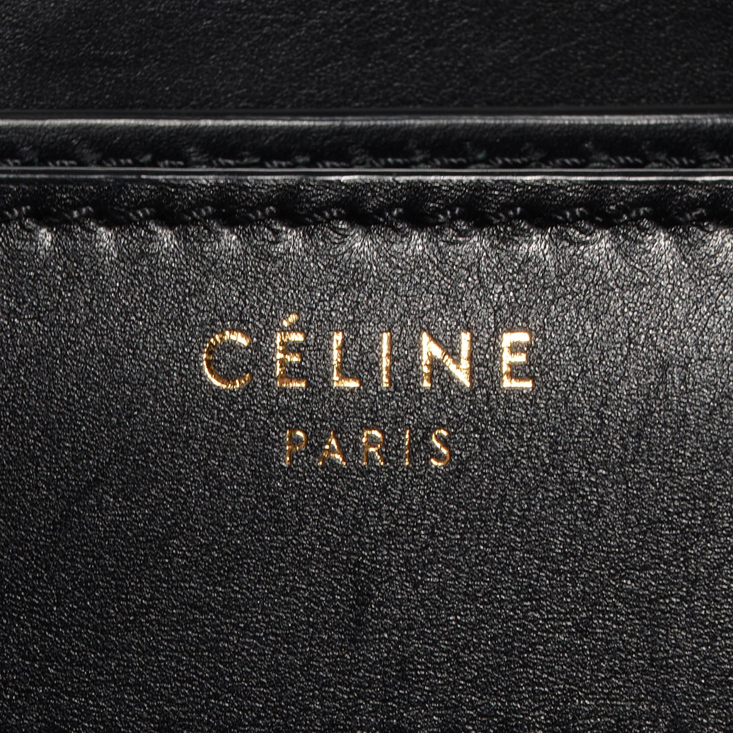 Celine Smooth Calfskin Micro Luggage Black 5 of 11