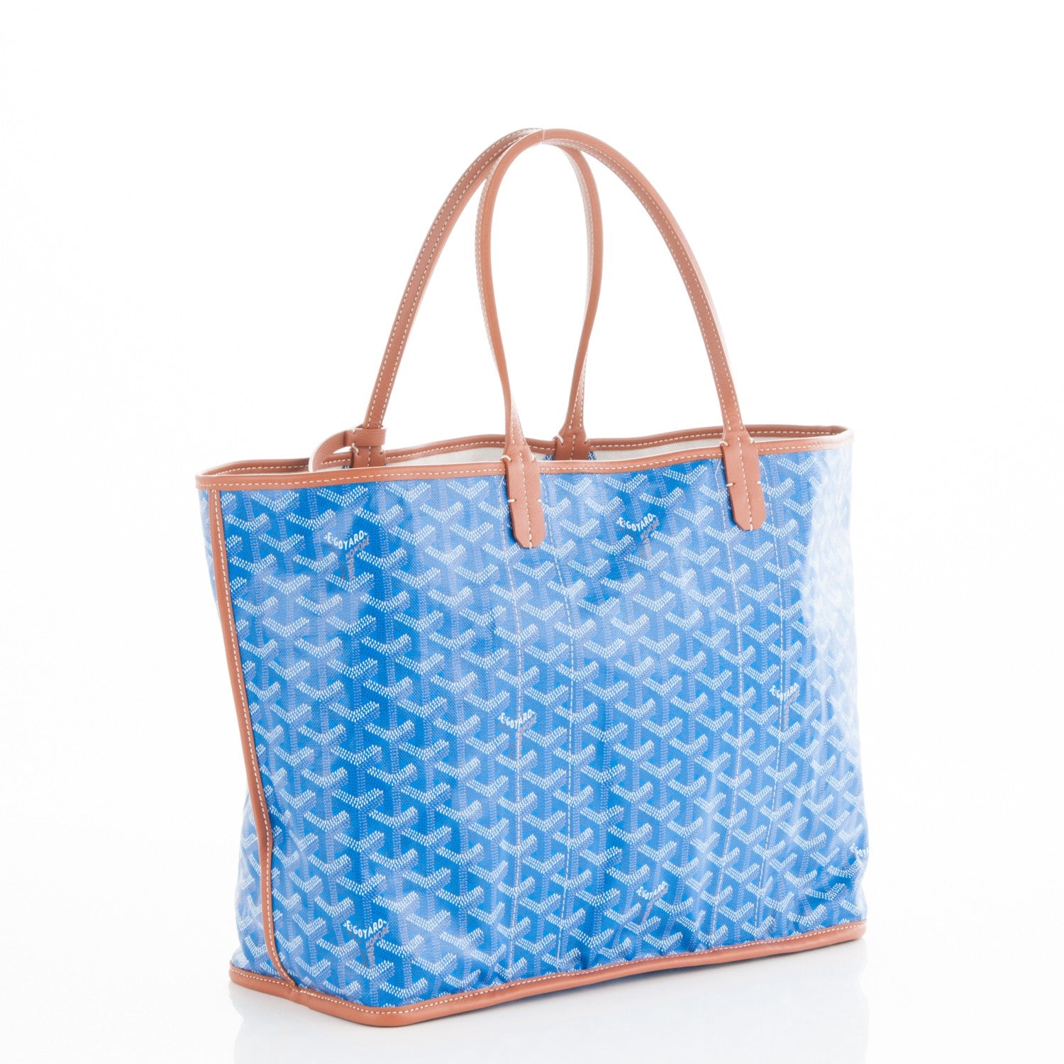 Goyard Goyardine Reversible Pertuis PM Sky Blue 4 of 10
