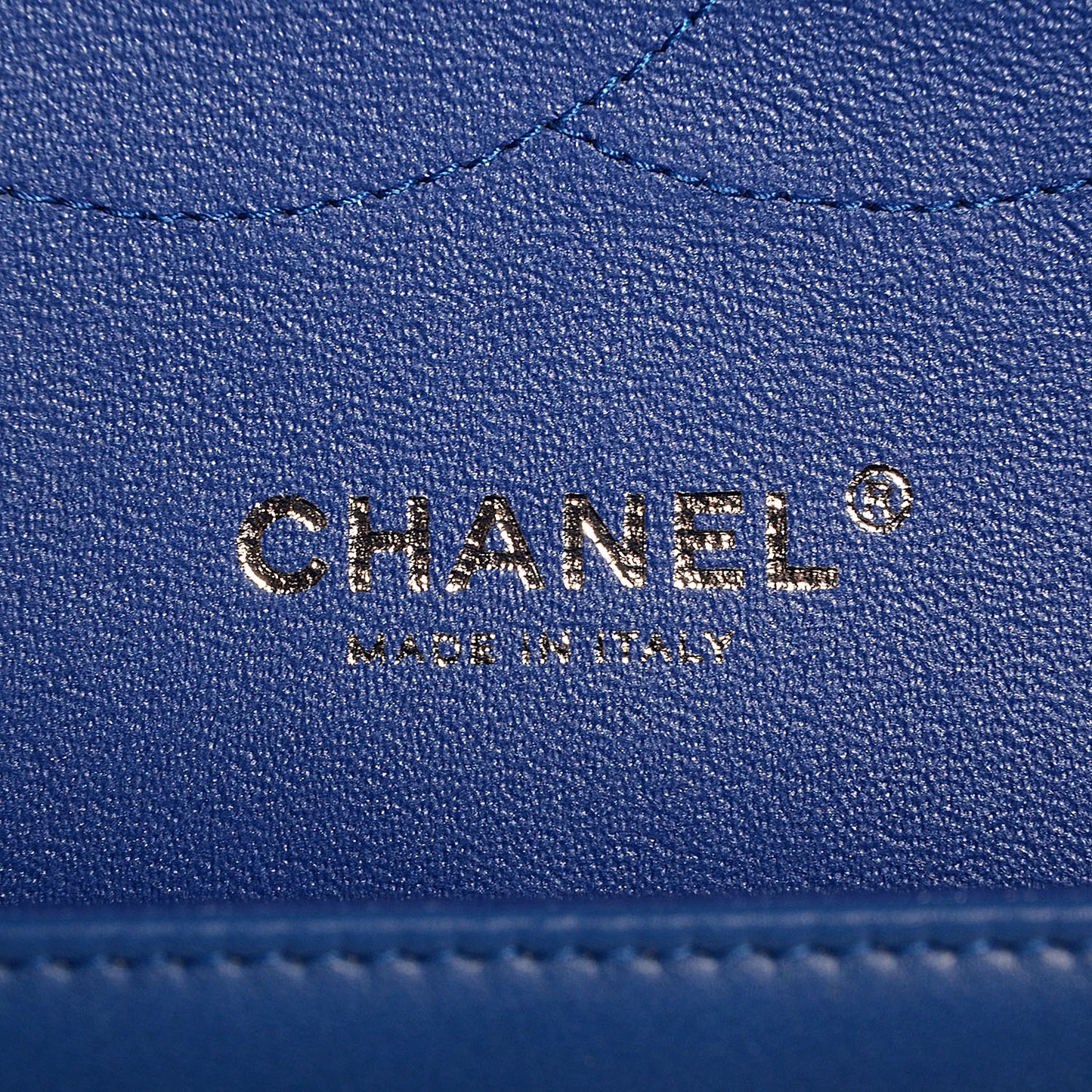 Patent Jumbo Double Flap Blue