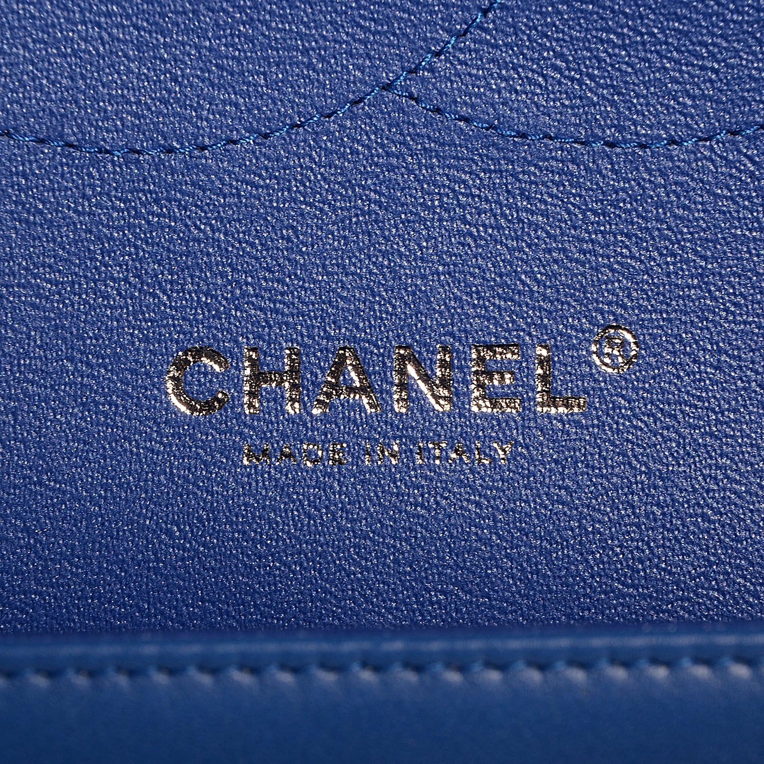 Chanel Patent Jumbo Double Flap Blue 8 of 10