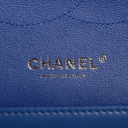 Chanel Patent Jumbo Double Flap Blue 8 of 10