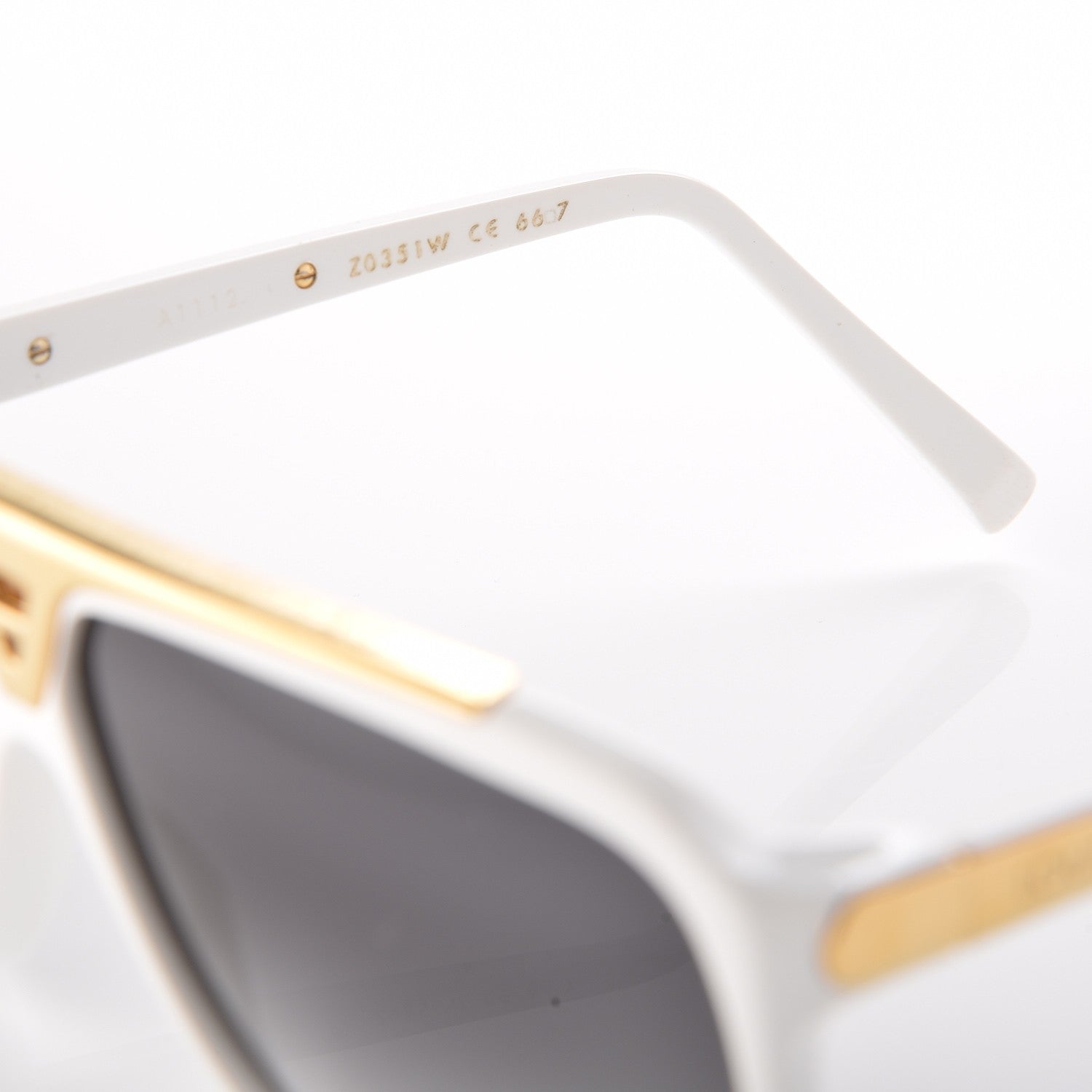 Louis Vuitton Evidence Sunglasses Z0351W White 7 of 9