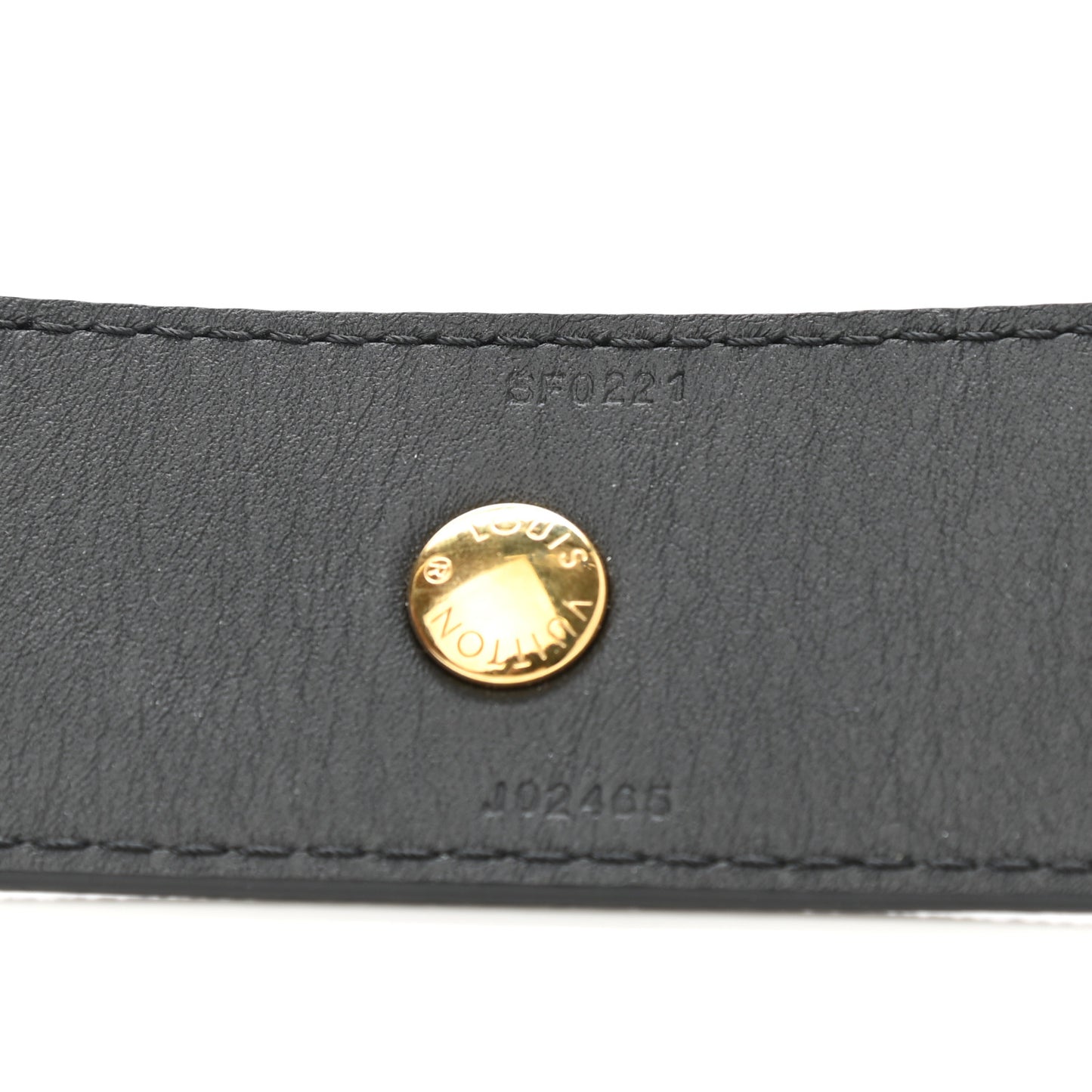 Monogram Adjustable Bandouliere Shoulder Strap Black