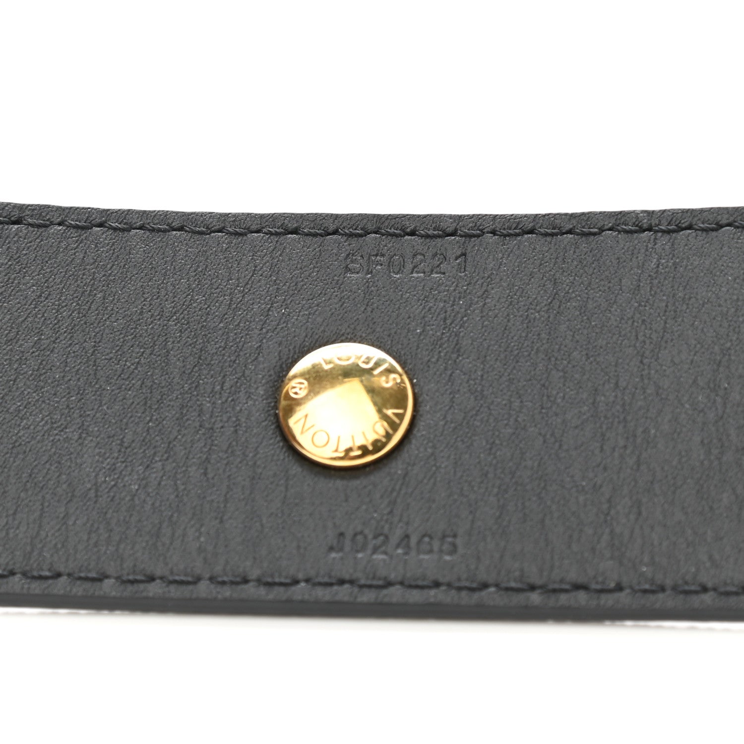 Louis Vuitton Monogram Adjustable Bandouliere Shoulder Strap Black 4 of 5