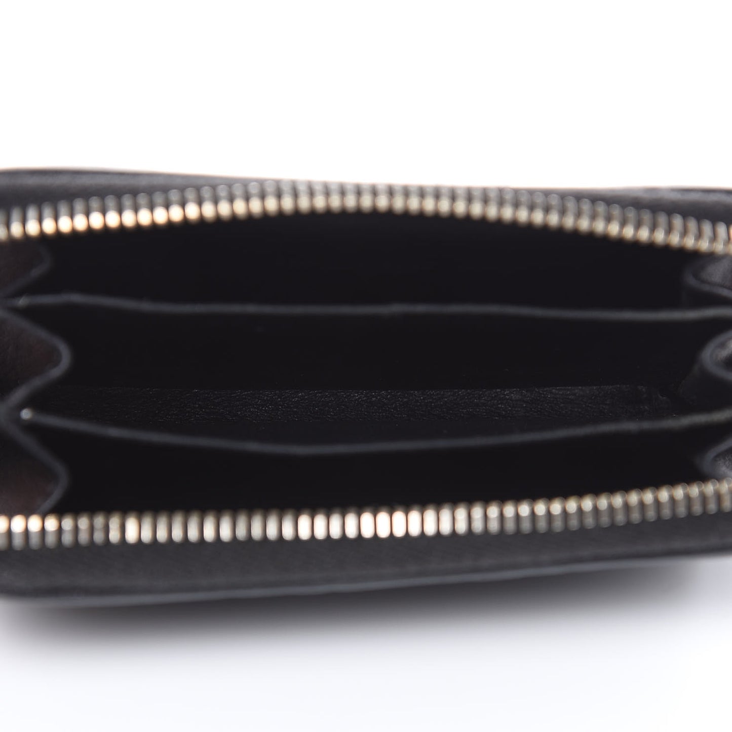 Guccissima Zip Around Card Case Black