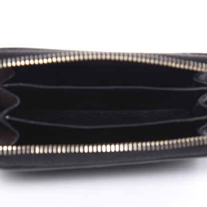 Gucci Guccissima Zip Around Card Case Black 5 of 14