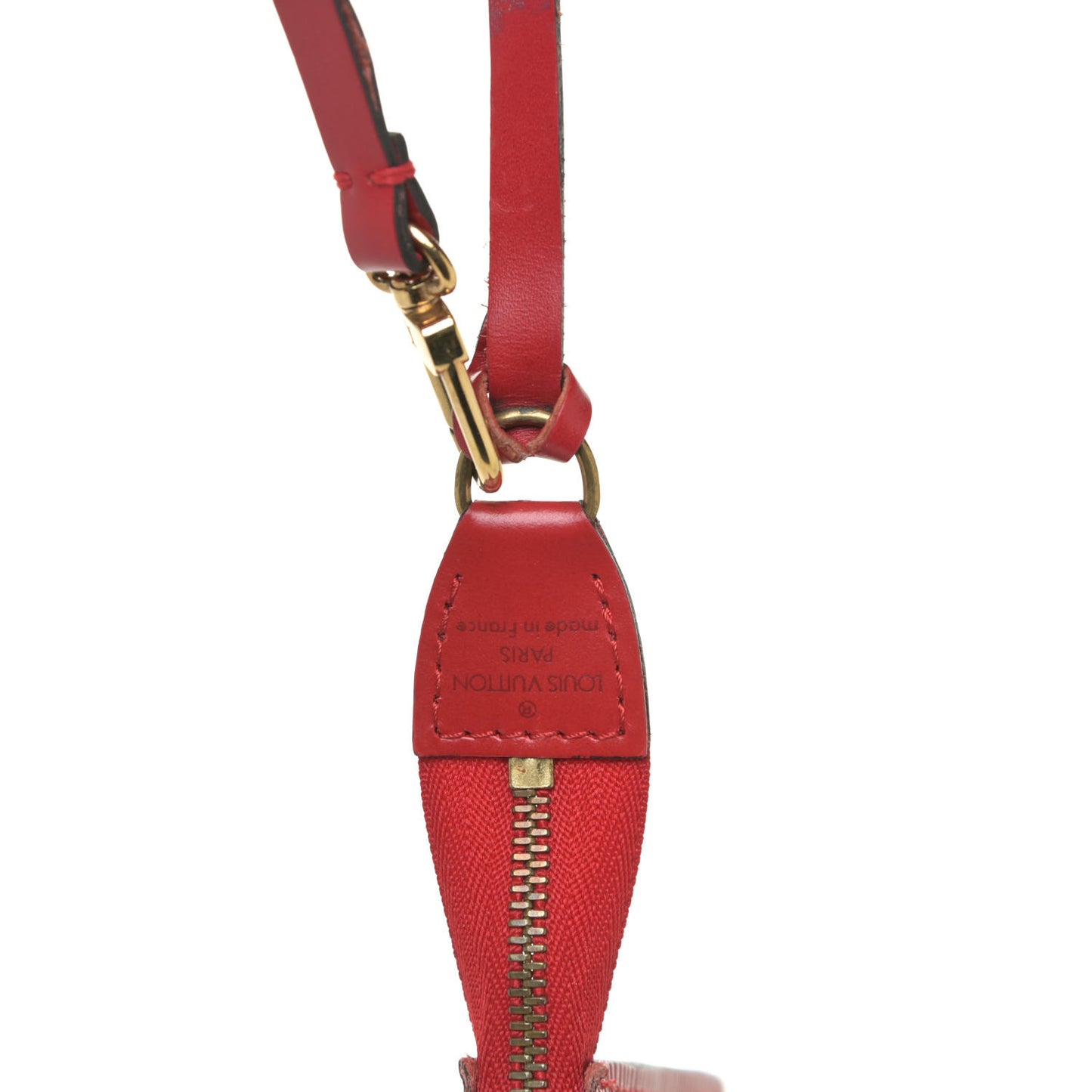 Epi Pochette Accessories 24 Castillan Red