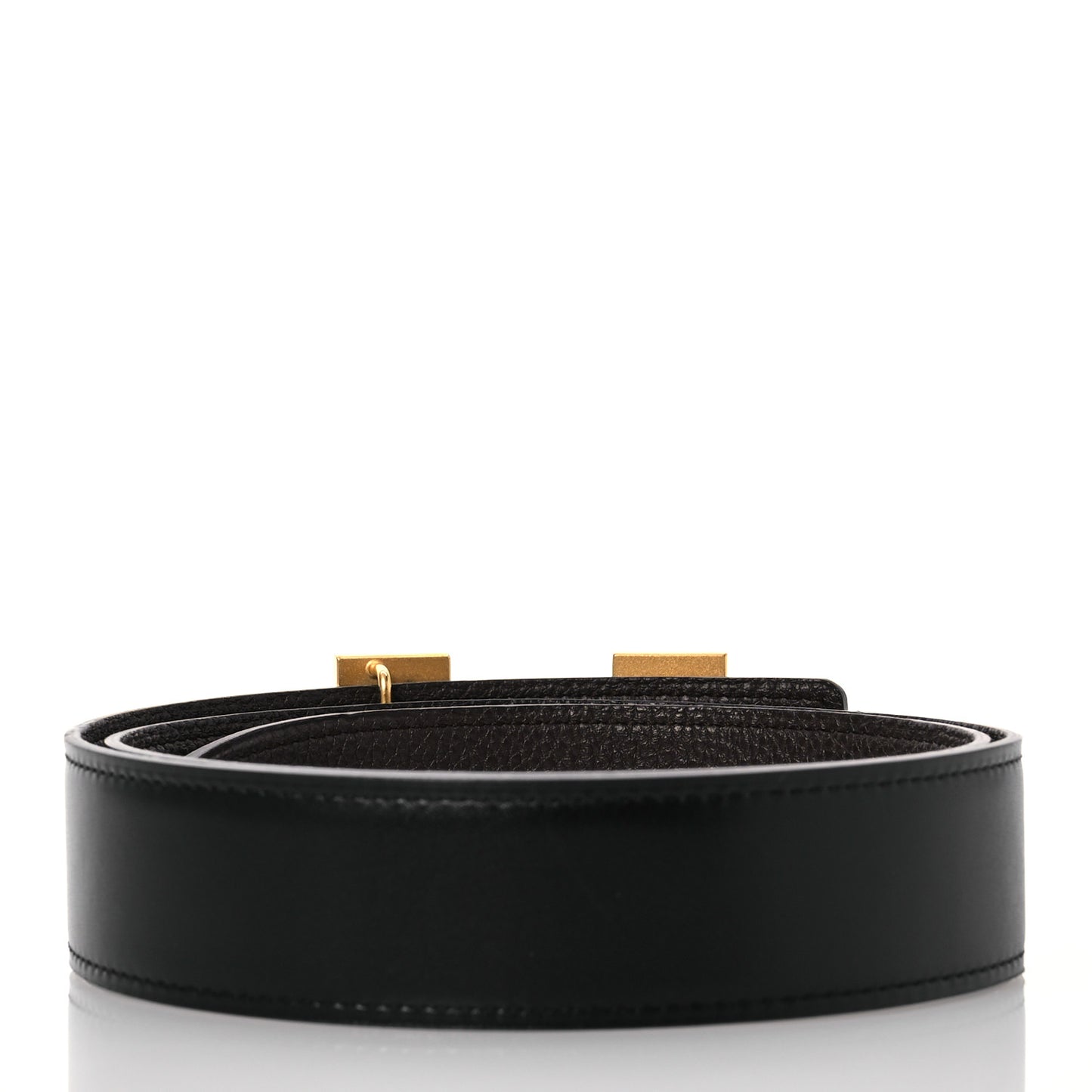 Box Togo Reversible 32mm H Belt 75 Black Chocolate