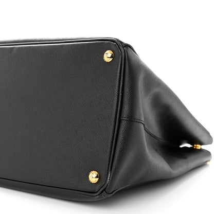 Prada Saffiano Large Galleria Double Zip Tote Black 9 of 13