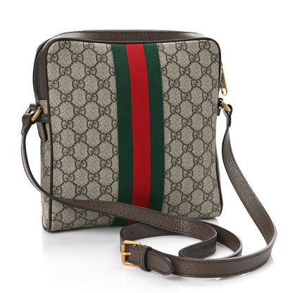 Gucci GG Supreme Monogram Web Small Ophidia Messenger Bag Brown 3 of 8