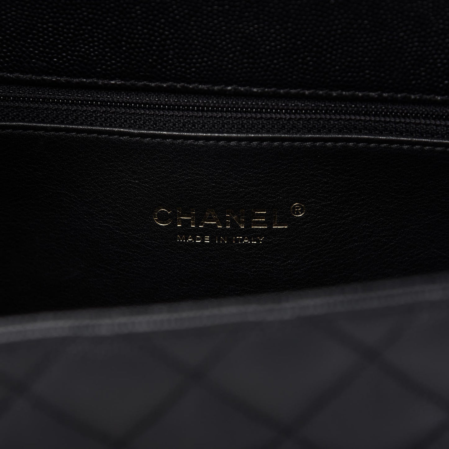 Caviar Lizard Quilted Medium Coco Handle Flap Black
