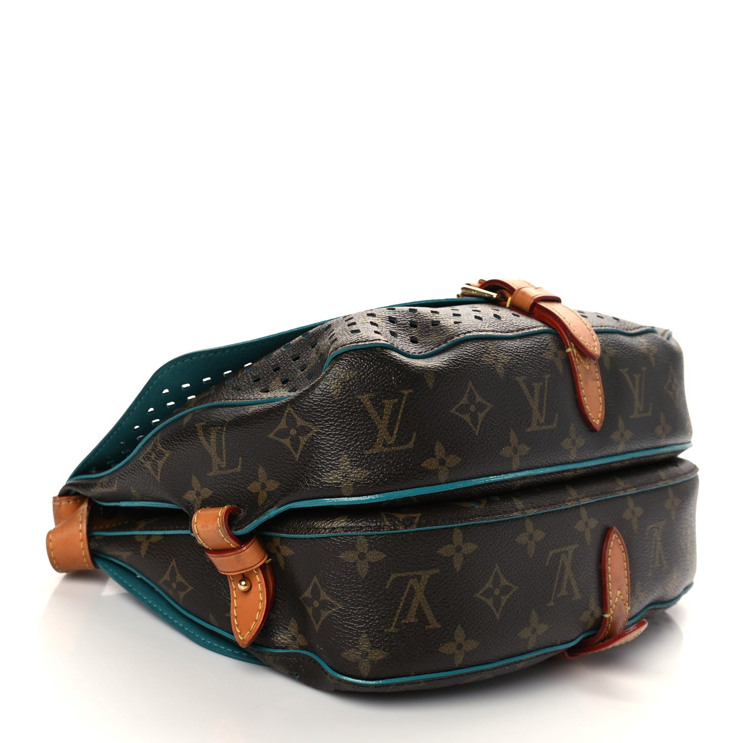 Louis Vuitton Monogram SC Flore Saumur Teal 4 of 10
