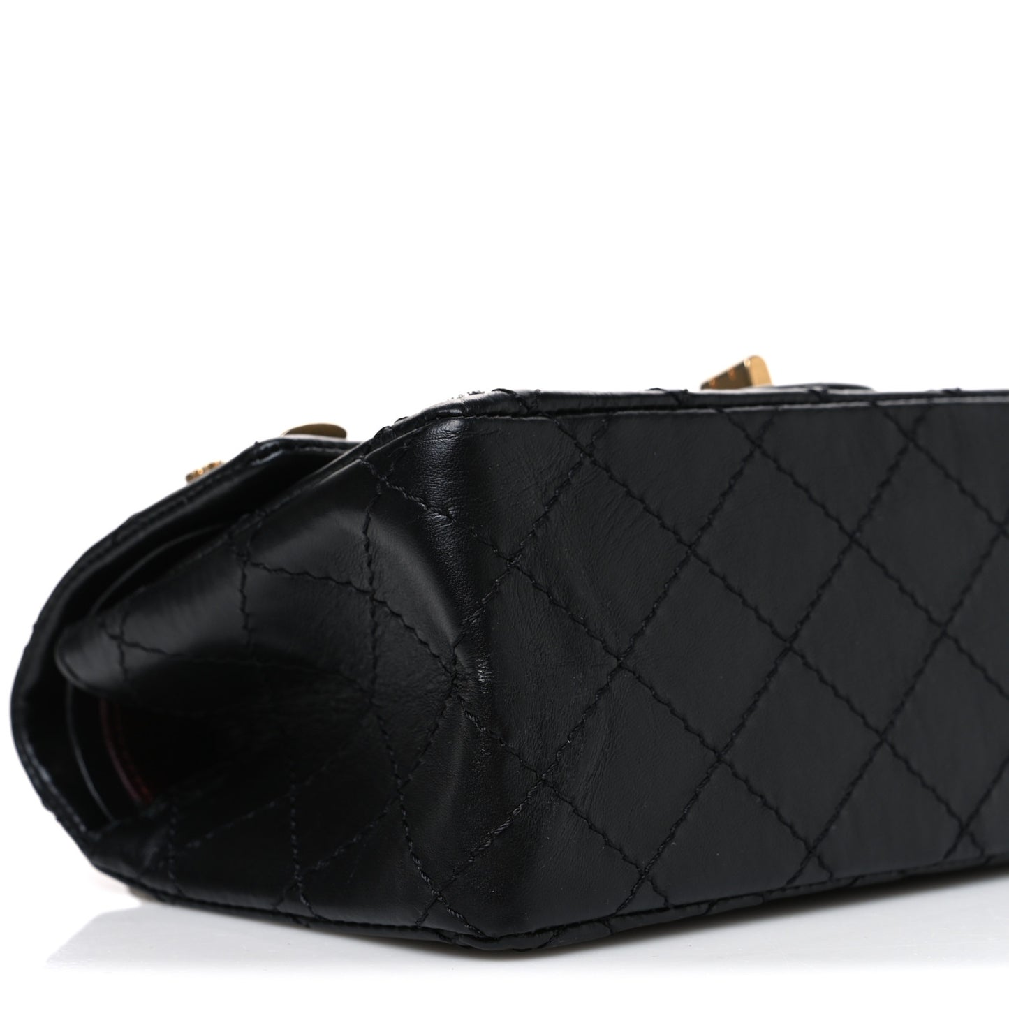 Aged Calfskin Lucky Charms 2.55 Reissue 224 Flap Black