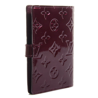 Louis Vuitton Vernis Small Ring Agenda Cover Rouge Fauviste 3 of 11
