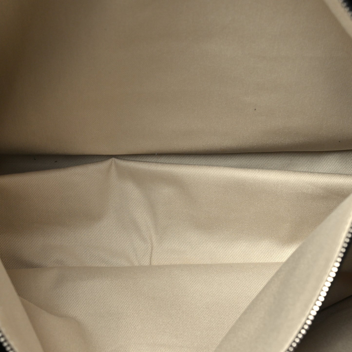 Glazed Goatskin Double Contrast Stitch Tote Black