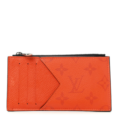 Louis Vuitton Taigarama Coin Card Holder Orange 1 of 7