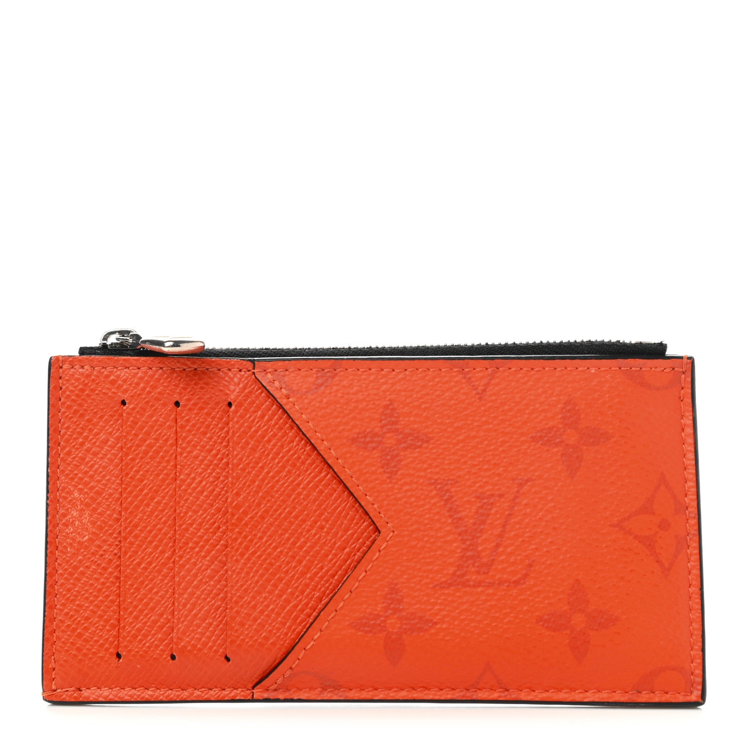 Louis Vuitton Taigarama Coin Card Holder Orange 1 of 7