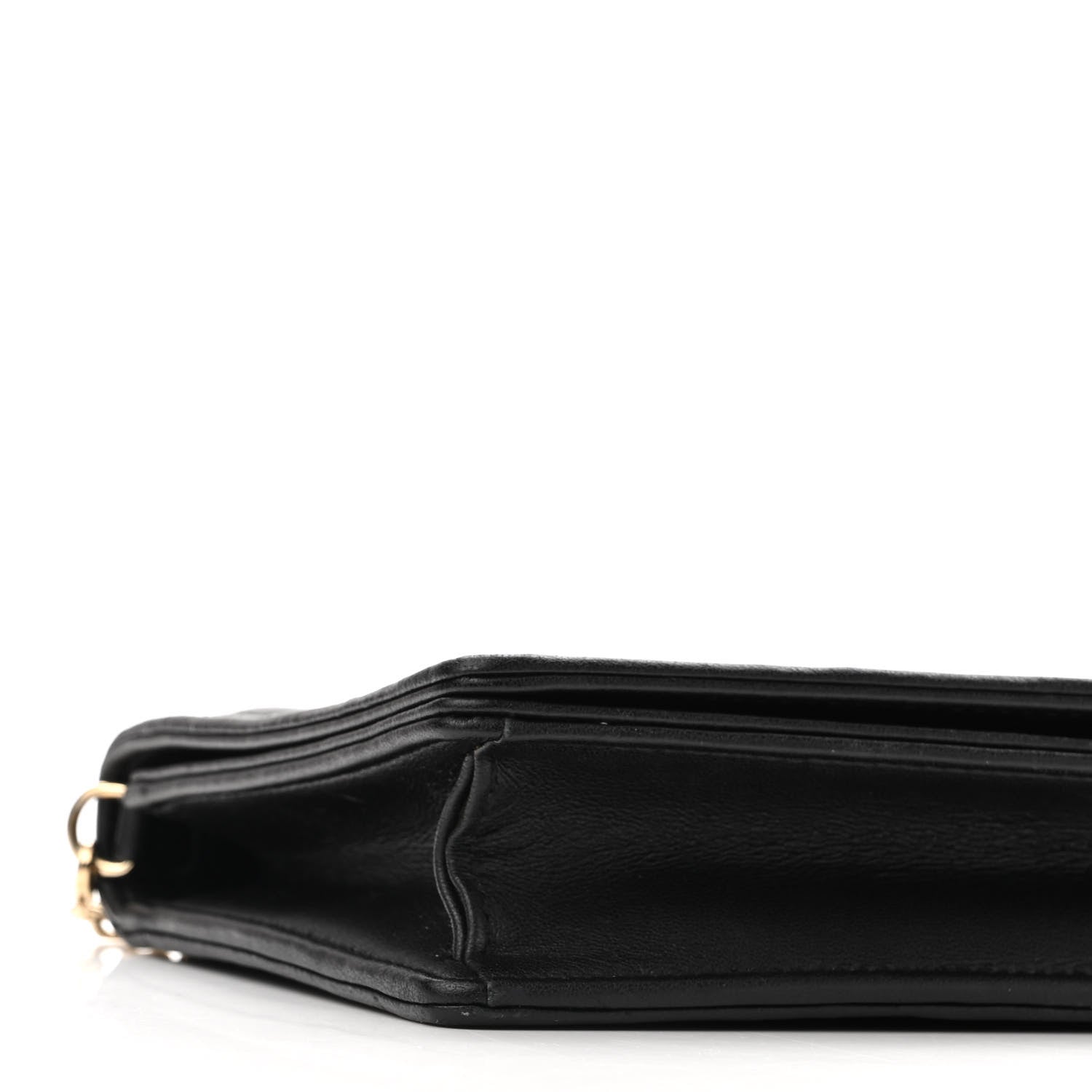 Christian Dior Lambskin Cannage Lady Dior Pouch Black 10 of 11