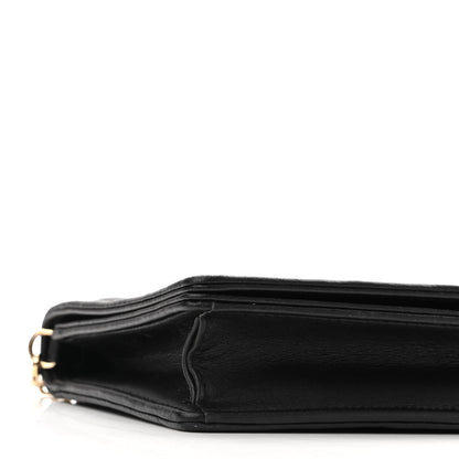 Christian Dior Lambskin Cannage Lady Dior Pouch Black 10 of 11