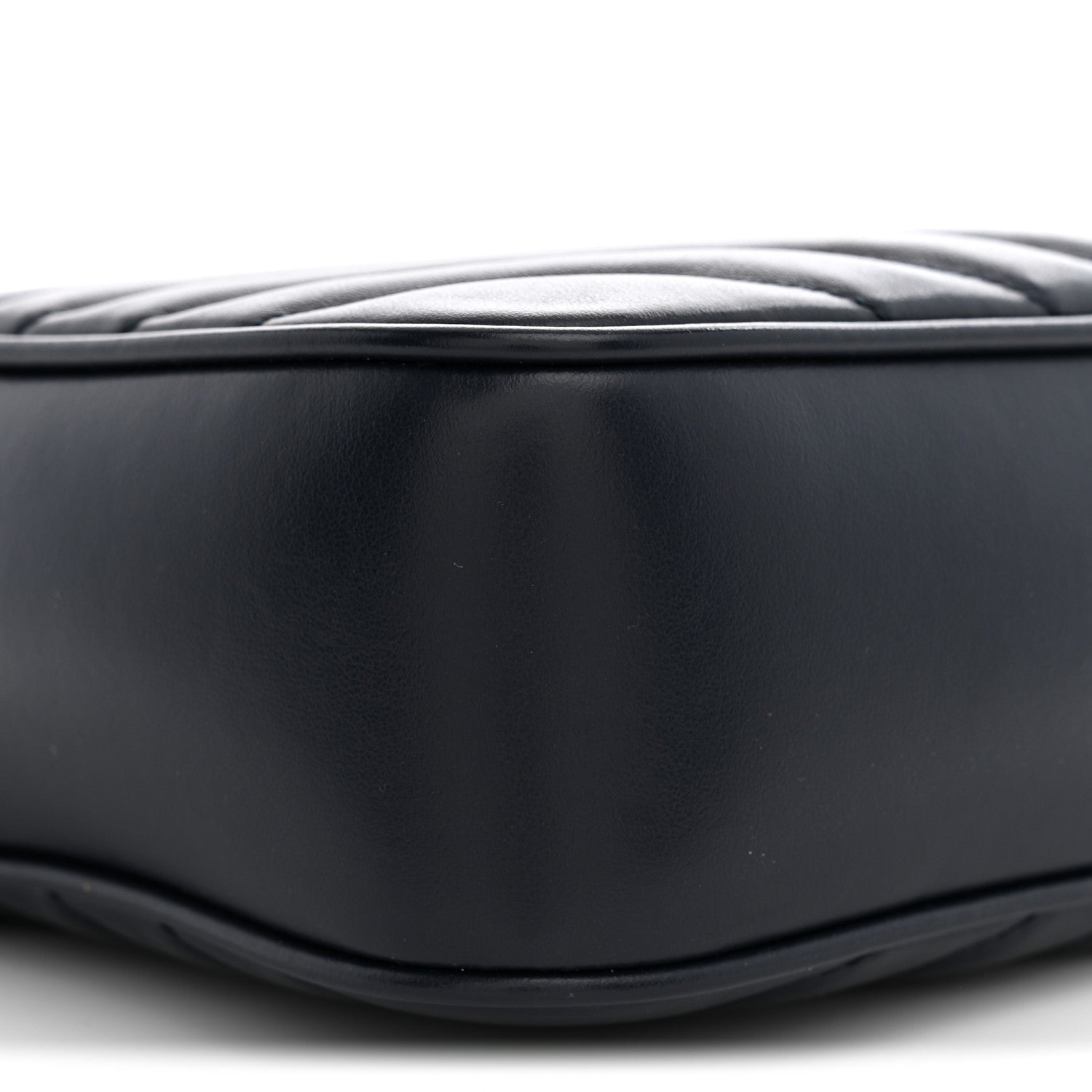 Saint Laurent Calfskin Matelasse Monogram Lou Camera Bag Navy 8 of 11