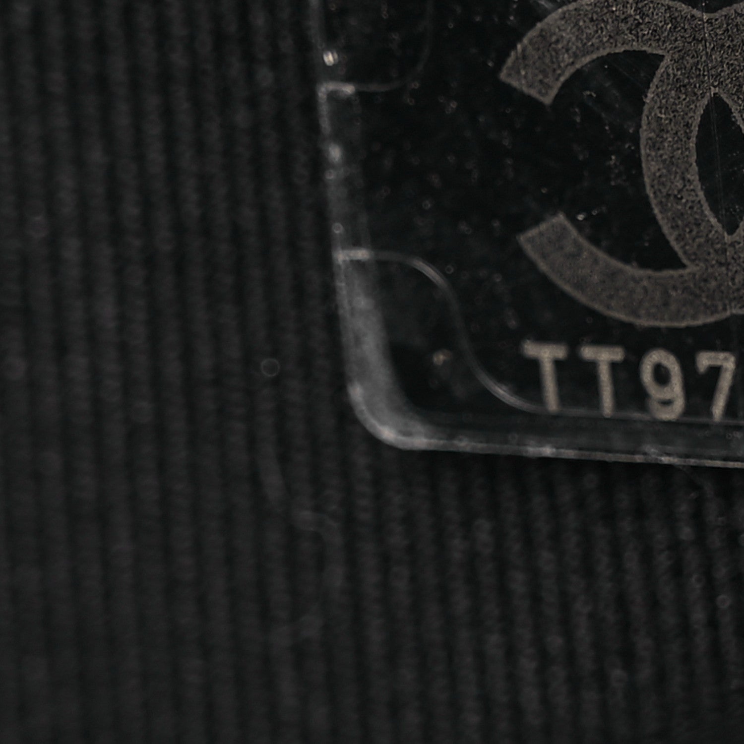 Chanel Lambskin Quilted Crystal CC Wallet On Chain WOC Black 9 of 15