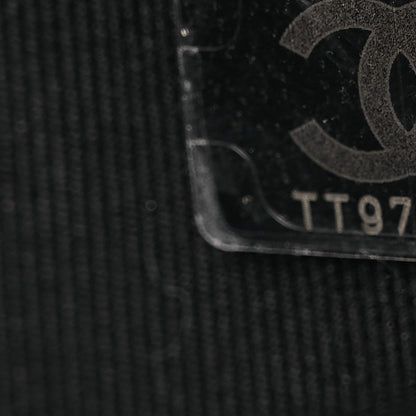 Chanel Lambskin Quilted Crystal CC Wallet On Chain WOC Black 9 of 15